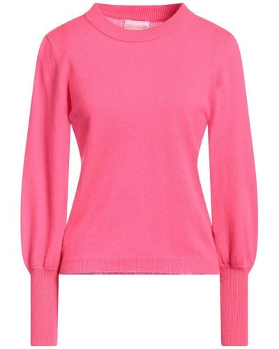 Brodie Cashmere Pullover - Rose