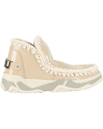 Mou Ankle Boots - Natural