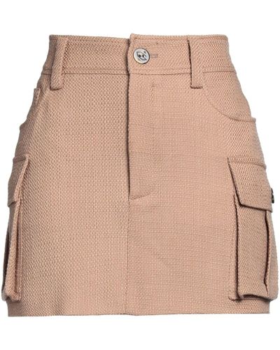 GIUSEPPE DI MORABITO Mini Skirt - Natural