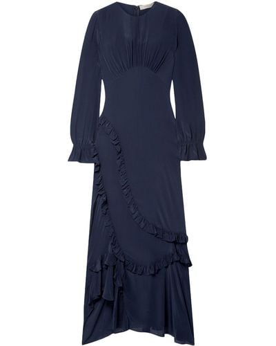 Preen Line Long Dress - Blue