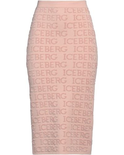 Iceberg Midi Skirt - Pink
