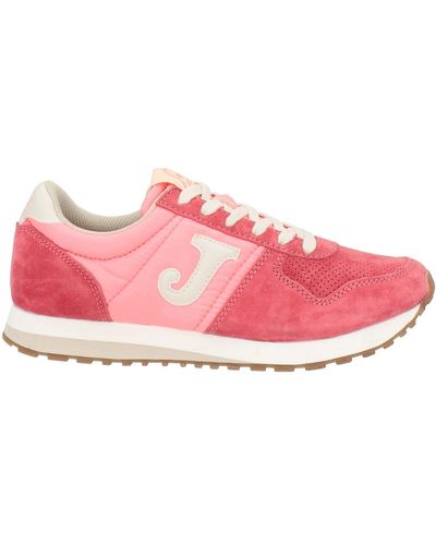 Joma Jewellery Pastel Sneakers Soft Leather, Textile Fibers - Pink