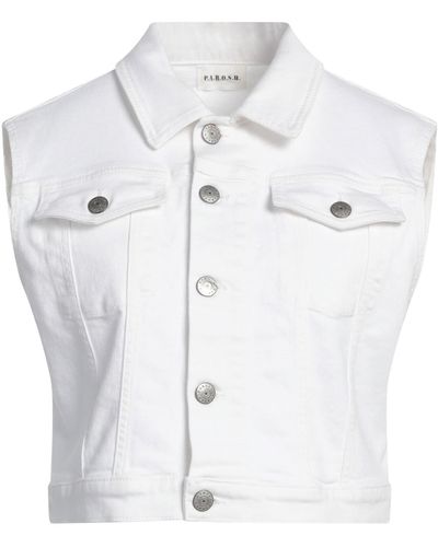 P.A.R.O.S.H. Denim Outerwear - White