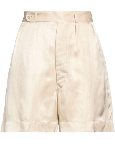 TRUE NYC Shorts & Bermuda Shorts Viscose, Linen - Natural