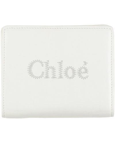 Chloé Brieftasche - Weiß