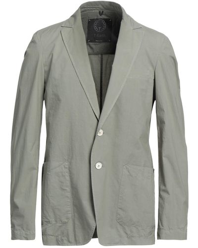 T-jacket By Tonello Sage Blazer Cotton, Elastane - Grey