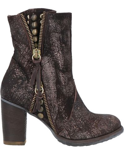 Sgn Giancarlo Paoli Ankle Boots - Brown