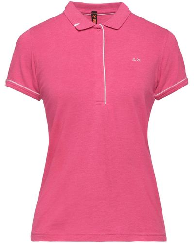 Sun 68 Polo Shirt - Pink
