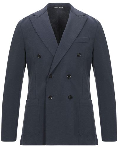 Frankie Morello Suit Jacket - Blue