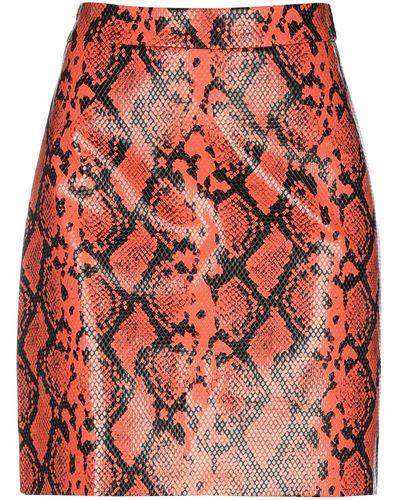 WEILI ZHENG Midi Skirt - Red