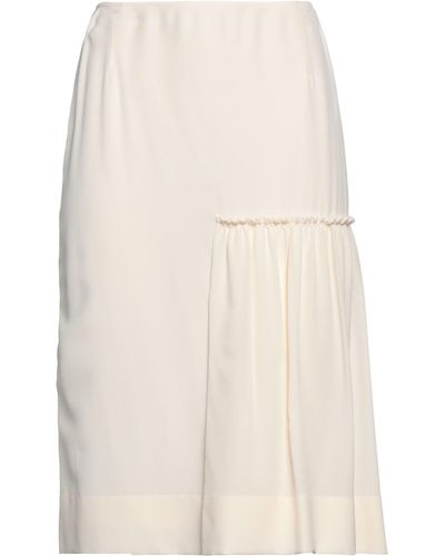 Ferragamo Midi Skirt - Natural