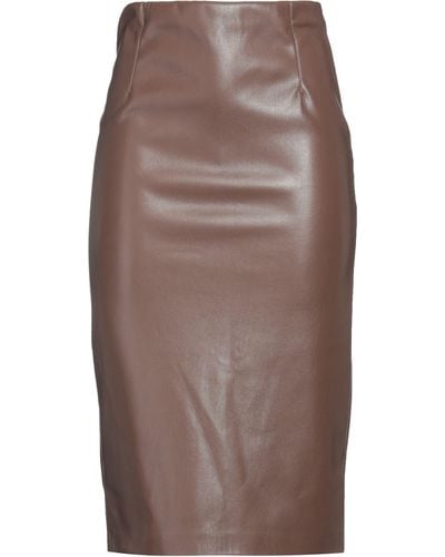 Jucca Midi Skirt - Brown