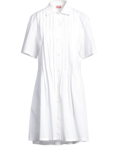 KENZO Vestito Corto - Bianco