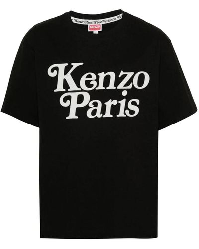 KENZO Camiseta de algodón jersey - Negro