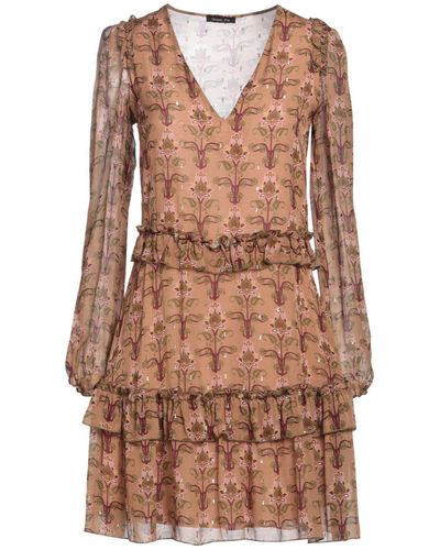 HANAMI D'OR Mini Dress - Brown