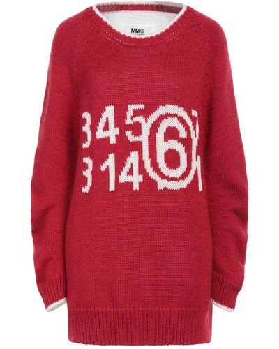 MM6 by Maison Martin Margiela Sweater - Red