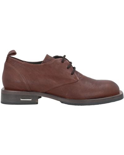 Malloni Lace-up Shoes - Brown