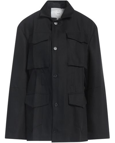 Setchu Jacket Wool, Mohair Wool - Black