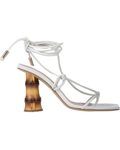 GIA COUTURE Thong Sandal - White
