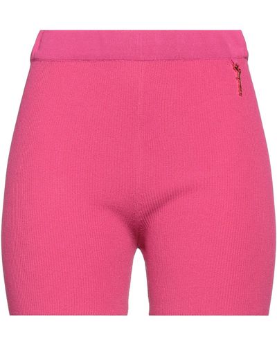 Jacquemus Fuchsia Shorts & Bermuda Shorts Viscose, Polyester, Polyamide - Pink