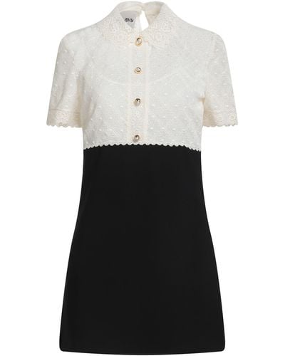 Miu Miu Mini Dress - White