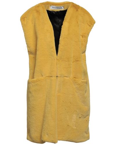 Shirtaporter Teddy Coat - Yellow