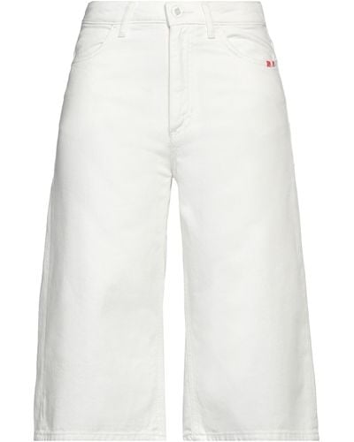 AMISH Cropped Pants - White
