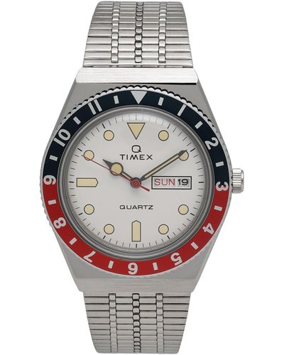 Timex Q 3-hand Stainless Steel Bracelet Watch - Grey