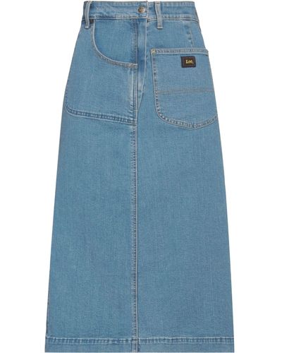 Lee Jeans Denim Skirt - Blue