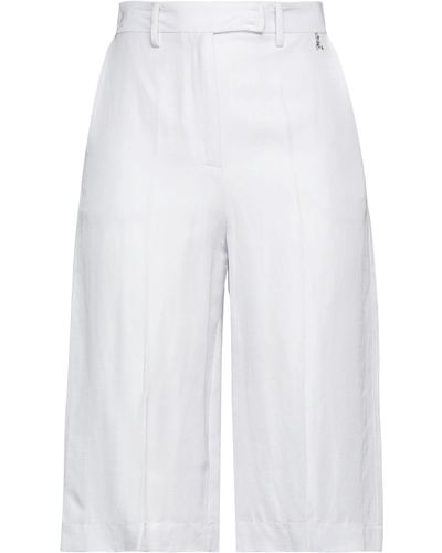 Patrizia Pepe Cropped Trousers - White