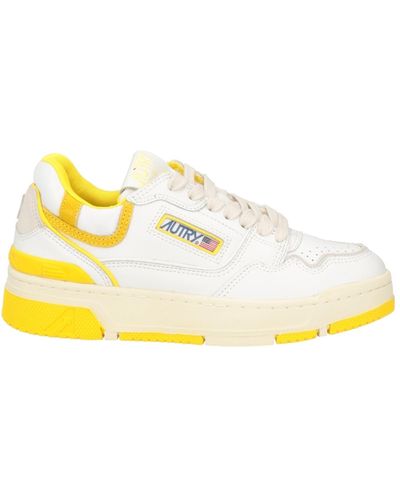 Autry Sneakers Leather, Textile Fibers - Yellow