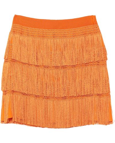 Alberta Ferretti Mini Skirt - Orange