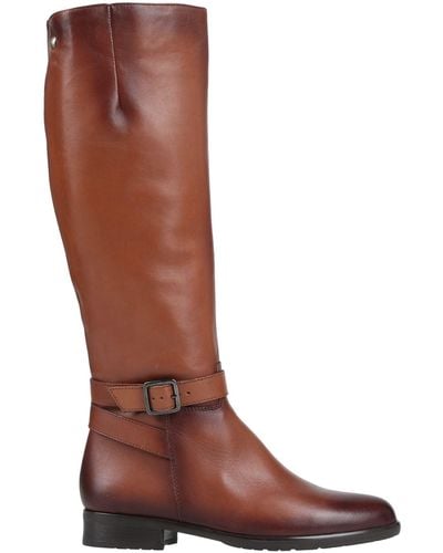 Stele Knee Boots - Brown