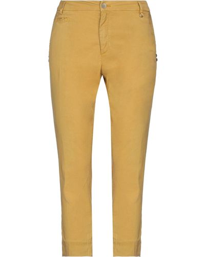 Mason's Cropped Trousers - Yellow