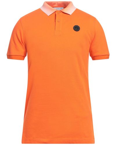 Manuel Ritz Polo Shirt Cotton, Elastane - Orange