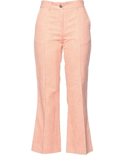 See By Chloé Pants Cotton, Linen - Pink