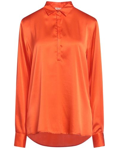 HER SHIRT HER DRESS Shirt - Orange