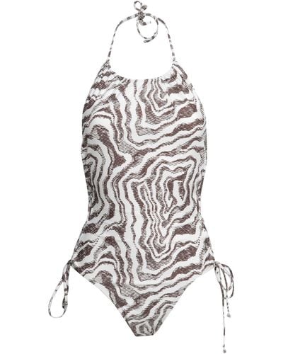 Ganni One-piece Swimsuit - White