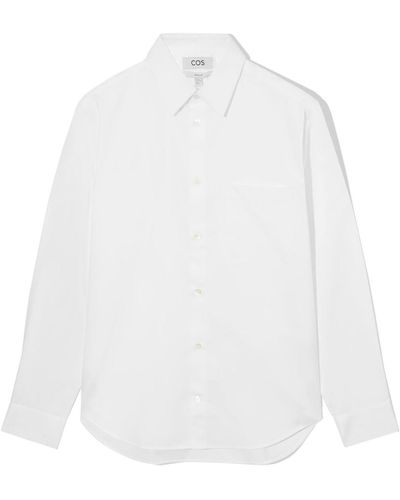 COS Wide Oxford Shirt - Oversized - White