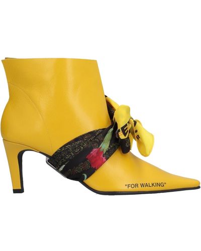 Off-White c/o Virgil Abloh Ankle Boots - Yellow