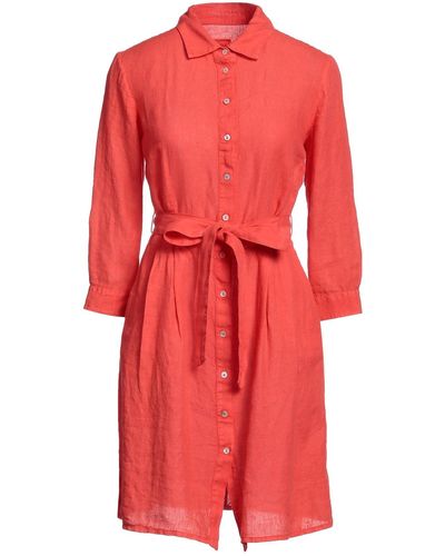 120% Lino Mini Dress - Red