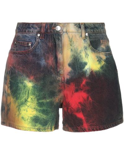 MSGM Denim Shorts - Multicolour