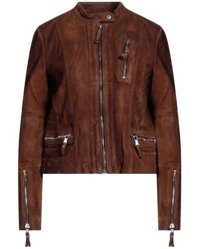 Be Edgy Jacket - Brown