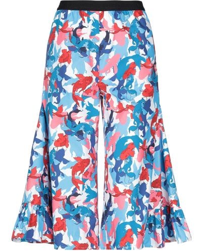 Isola Marras Cropped Trousers - Blue