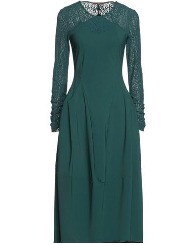 High Midi Dress - Green