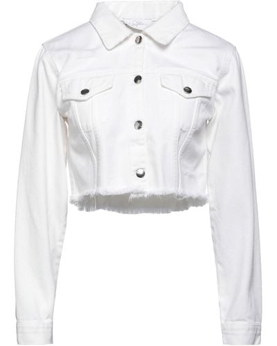 Soallure Denim Outerwear - White