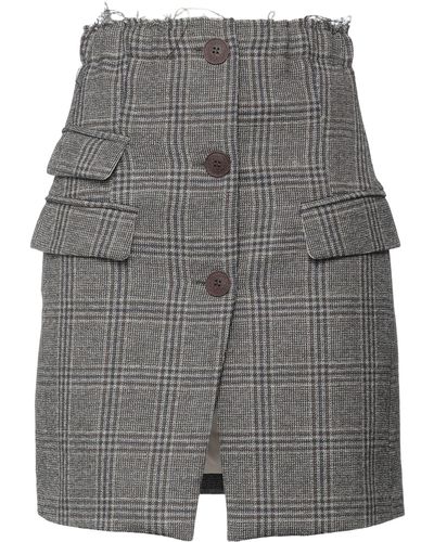 Malloni Mini Skirt - Gray