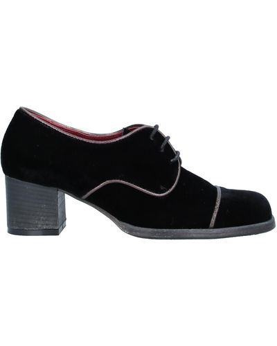 Rose's Roses Lace-up Shoes - Black