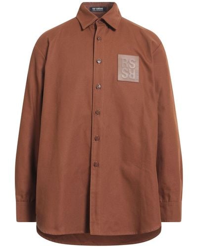 Raf Simons Shirt Cotton - Brown