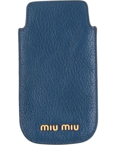 Miu Miu Cover & Hüllen - Blau